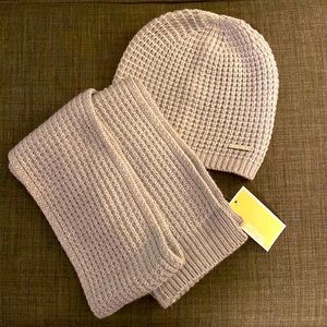 Michael Kors hat and scarf combo